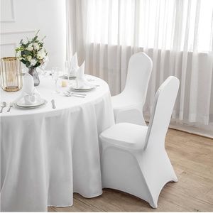30 White Banquet Chair Covers